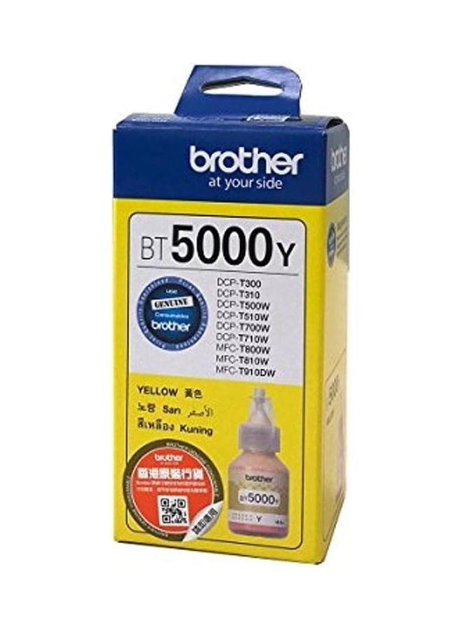 brother BT5000Y Original Ink Cartridges Pack of 1 Yellow
