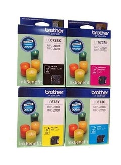 Lc673 Ink Cartridge Set For Mfc-j2320 And Mfc-j2720 Black/Cyan/Magenta/Yellow