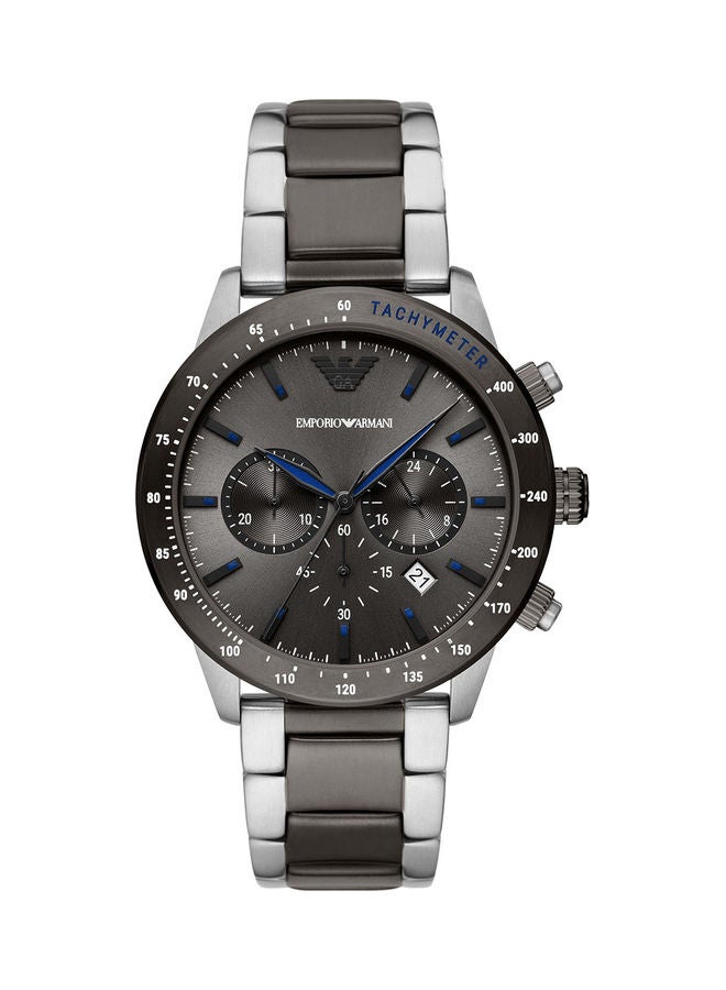 Men's Analog Round Shape Stainless Steel Wrist Watch AR11391 - 43 Mm