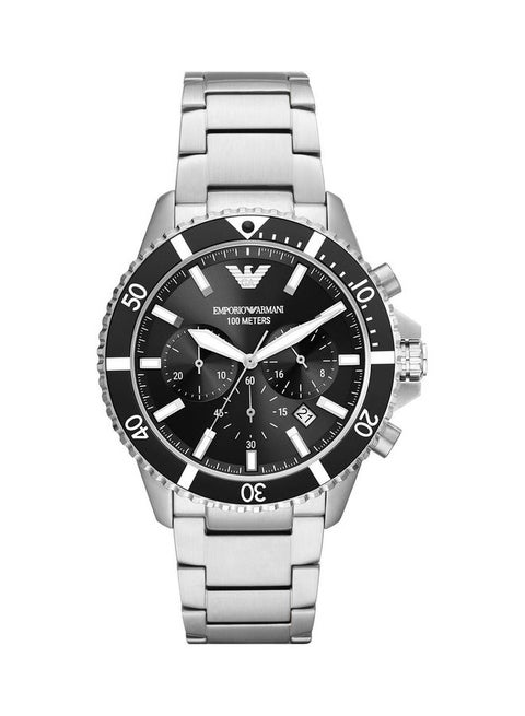 Men's Analog Round Shape Stainless Steel Wrist Watch AR11360 - 43 Mm