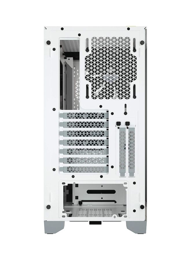 CORSAIR - 4000D Airflow Tempered Glass Mid-Tower ATX Computer Case/Gaming Cabinet - CC-9011201-WW White - Image 1