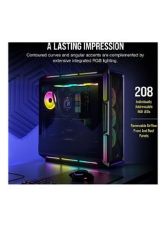 CORSAIR Icue 5000T Rgb Tempered Glass Mid-Tower Smart Case, CC-9011230-WW Black  - Image 3