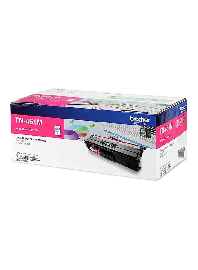 brother Genuine Tn-461M Standard Yield Ink Printer Toner Cartridge Magenta  - Image 1