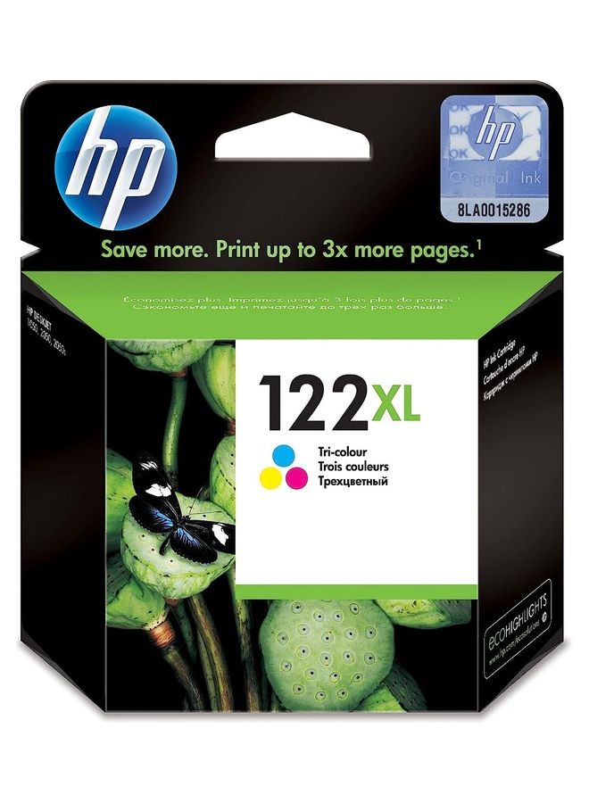 HP 122XL Tri-color Original Ink Cartridge CH564EE Cyan, Megenta, Yellow - Image 1
