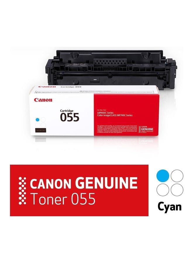 Canon Genuine Toner, Cartridge 055 (3015C001) 1 Pack, for Canon Color imageCLASS MF741Cdw, MF743Cdw, MF745Cdw, MF746Cdw,LBP664Cdw Laser Printers Cyan  - Image 2