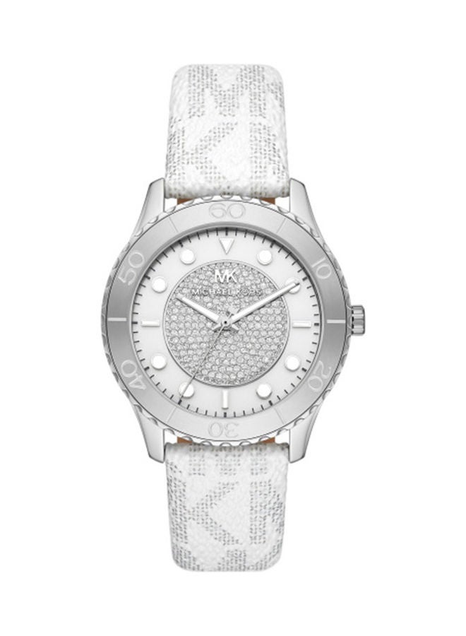 مايكل كورس Women's Analog Round Shape Plastic Wrist Watch MK6998 - 40 Mm 