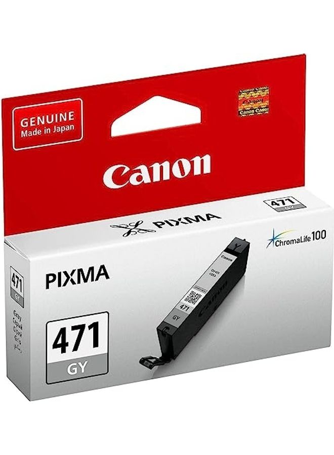 Canon 471 Ink Cartridge CLI-471-GY Gray - Image 1
