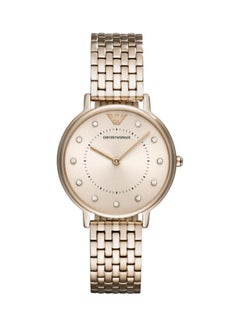 امبوريو ارماني Women's Analog Round Shape Stainless Steel Wrist Watch AR11062 - 32 Mm 