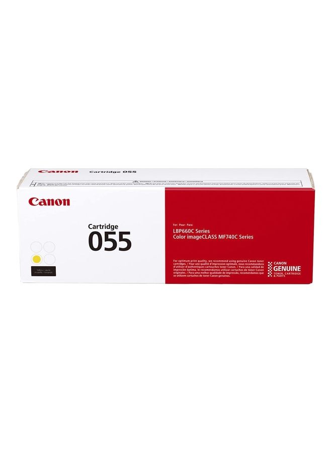 Canon Genuine Toner, Cartridge 055 (3013C001) 1 Pack, for Canon Color imageCLASS MF741Cdw, MF743Cdw, MF745Cdw, MF746Cdw,LBP664Cdw Laser Printers Yellow - Image 1