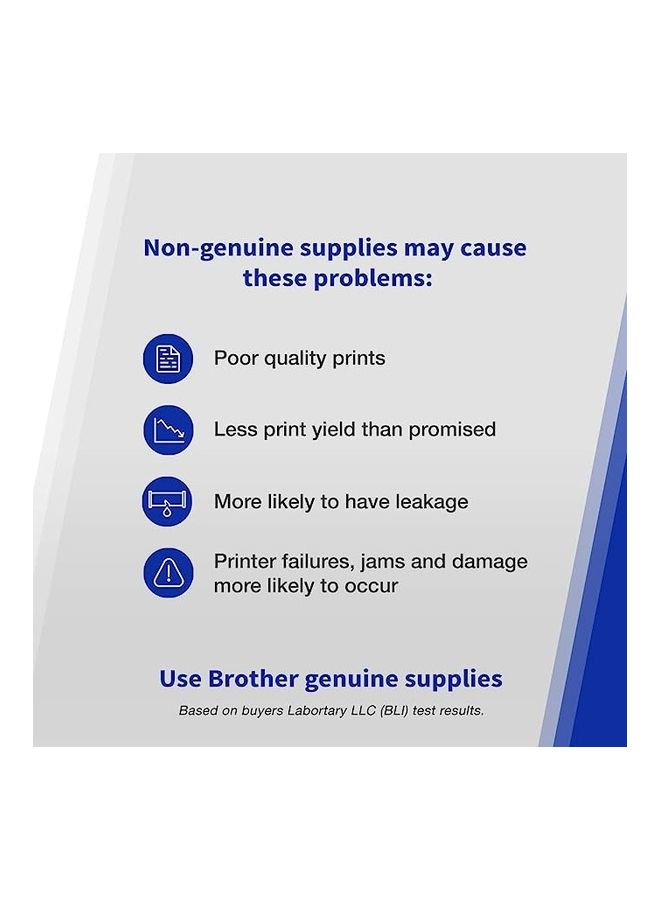 brother Genuine Tn-461Y Standard Yield Ink Printer Toner Cartridge Yellow - Image 4