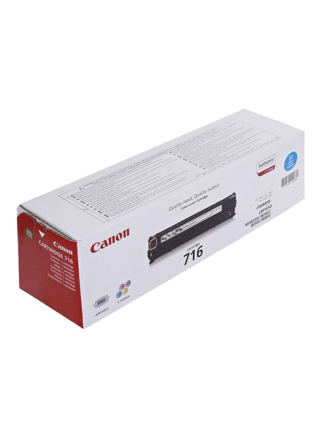 Canon Toner Cartridge 716 Cyan  - Image 2
