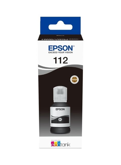112 Ecotank Pigment Ink Bottle Black