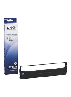EPSON C13S015633 Ink Ribbon Cartridge For Lq-350/300 + Ii 2.5 Million Characters Nylon Black  - Image 1