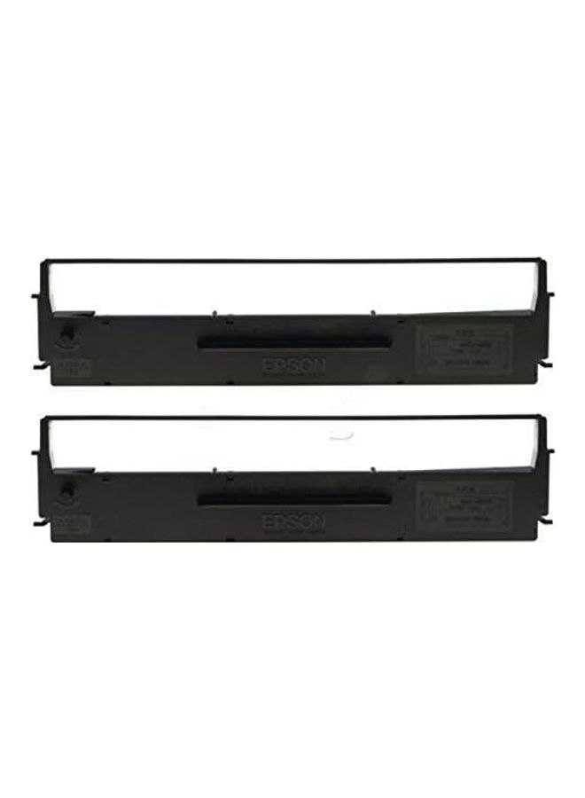 EPSON C13S015633 Ink Ribbon Cartridge For Lq-350/300 + Ii 2.5 Million Characters Nylon Black  - Image 2