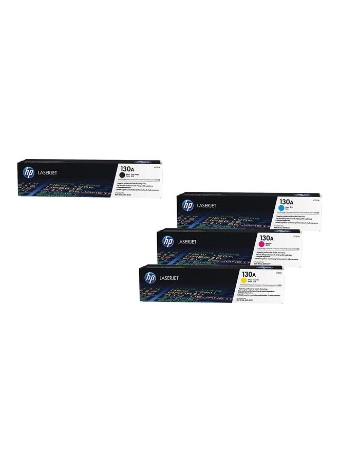 HP Original 130A Toner 4-Set Black/Cyan/Magenta/Yellow - Image 1