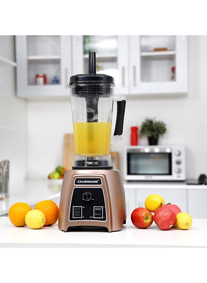 Olsenmark 3-In-1 Heavy Duty Blender With Juicer And Mixer Grinder 2 L 1500 W OMSB2335 Brown - Image 2