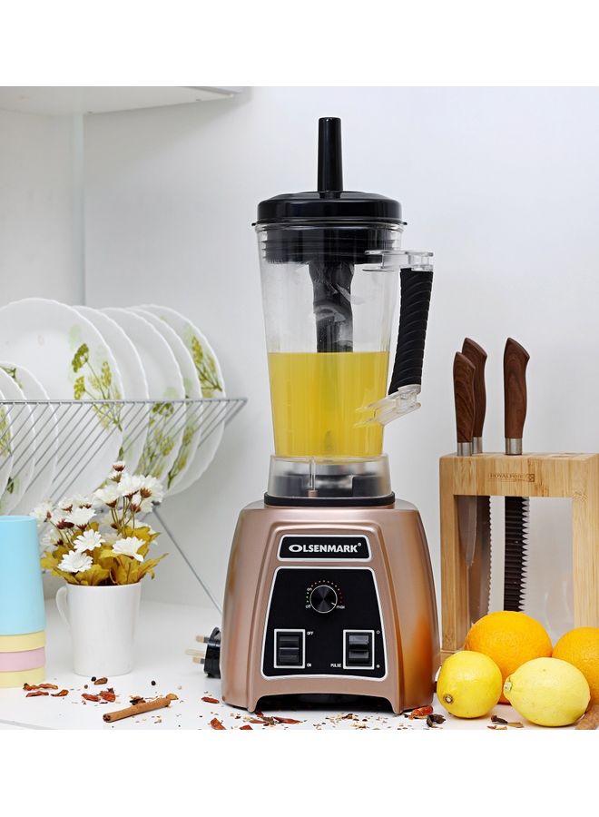 Olsenmark 3-In-1 Heavy Duty Blender With Juicer And Mixer Grinder 2 L 1500 W OMSB2335 Brown - Image 3