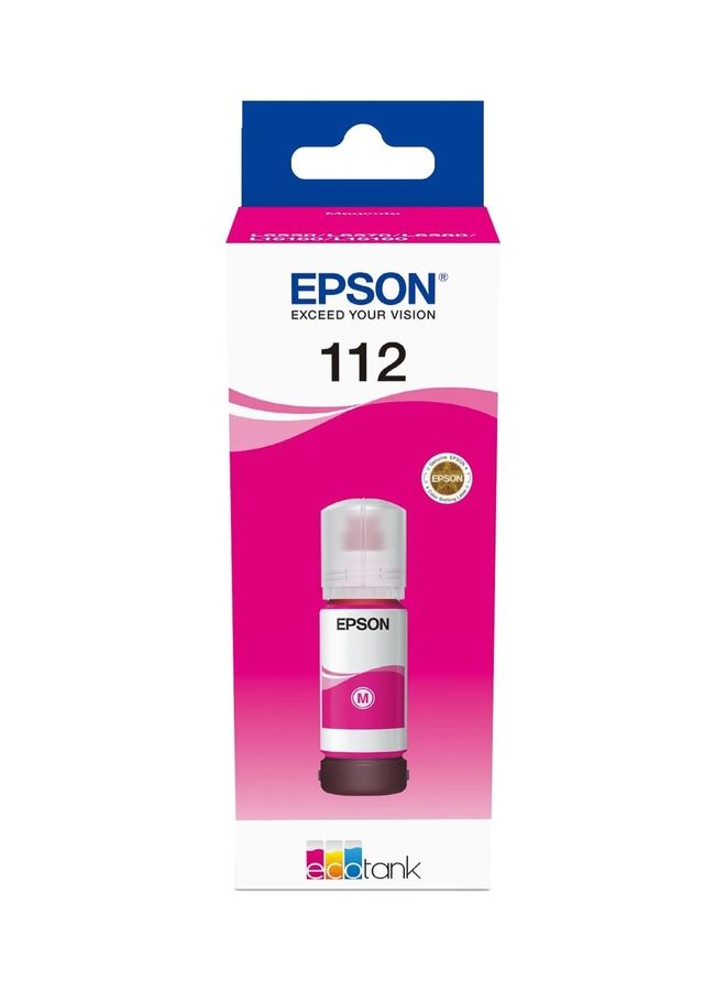 EPSON 112 EcoTank Pigment ink bottle Magenta - Image 1