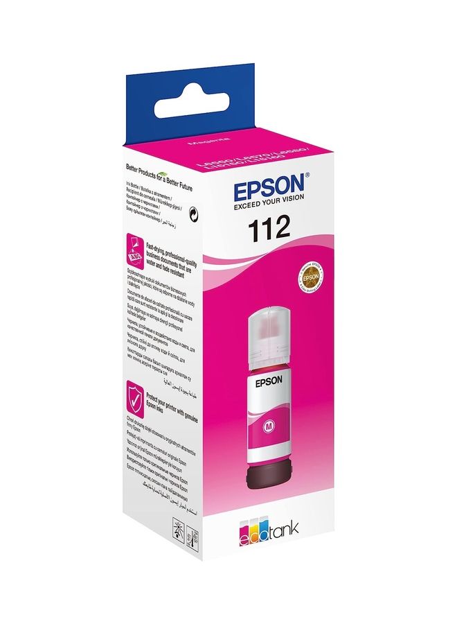EPSON 112 EcoTank Pigment ink bottle Magenta - Image 2