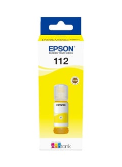 EPSON 112 EcoTank Pigment ink bottle Yellow  - Image 3
