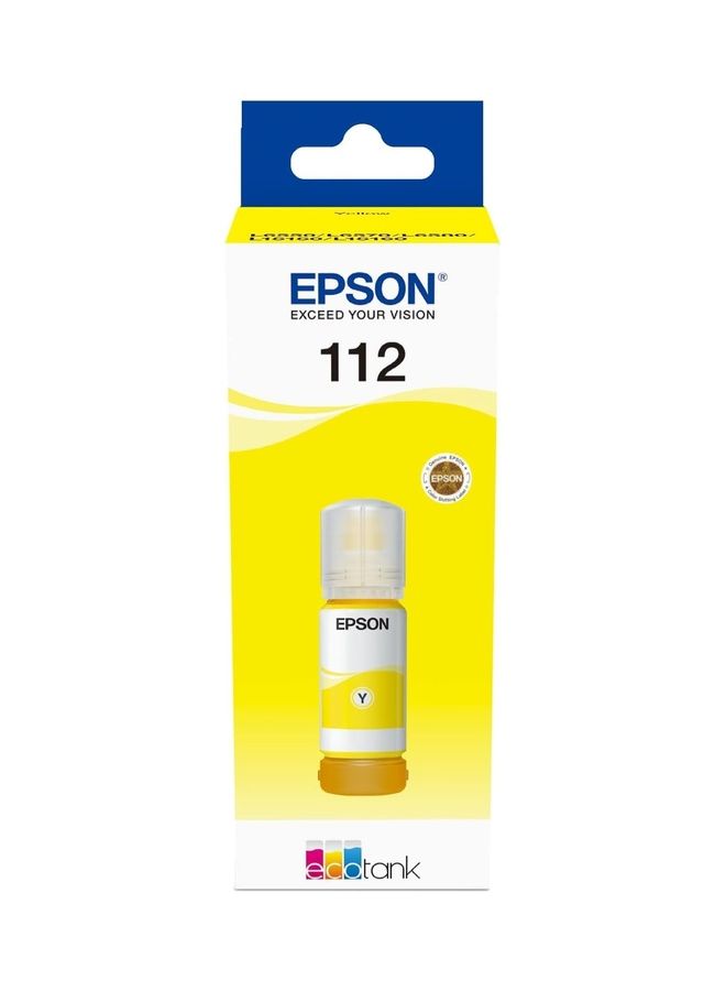 112 EcoTank Pigment ink bottle Yellow