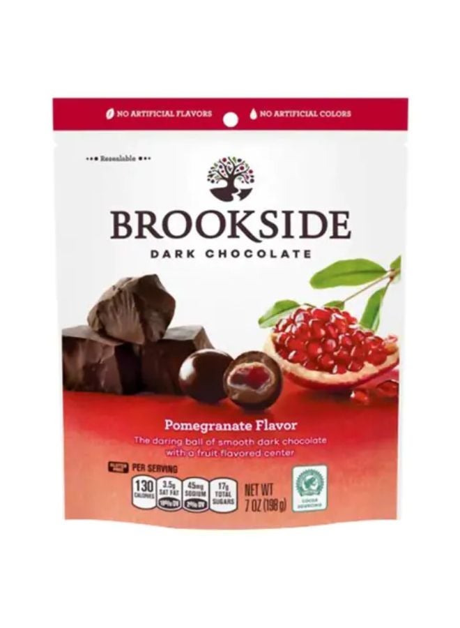 Pomegranate Flavored Dark Chocolate 198grams