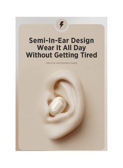 Lenovo Thinkplus Pro Bluetooth 5.3 TWS Wireless Headset Noise Reduction Earbuds Smart Digital Display Gaming Earphones Beige  - Image 4
