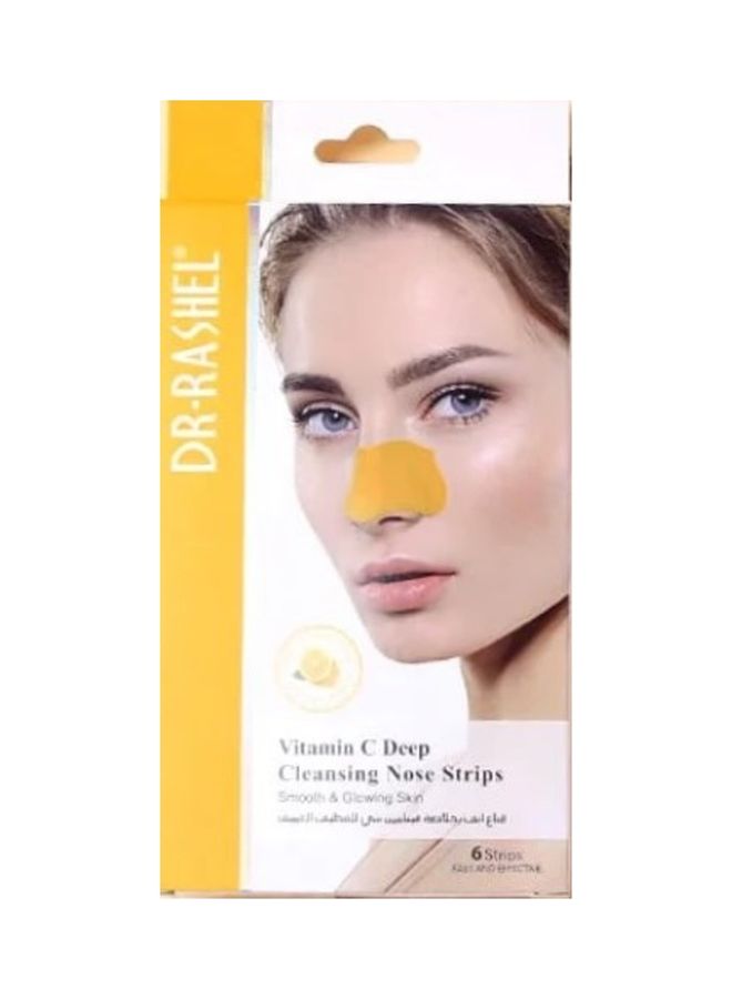 DR. RASHEL Vitamin C Deep Cleansing Nose Strips 6 Pieces