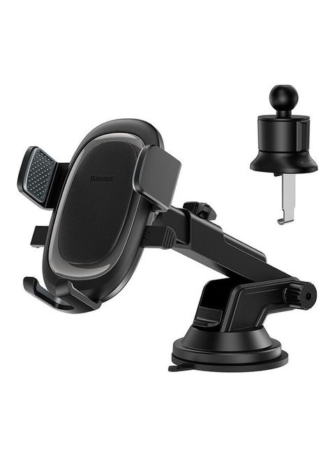 Car Phone Holder 3 in 1 Phone Holder Car for Dashboard,Windshield,Air Vent Mobile Holder for Car with Auto Clamping Strong Suction Cup Car Phone Mount Compatible with iPhone 15 Pro Max/14/13/S23/S22 Black