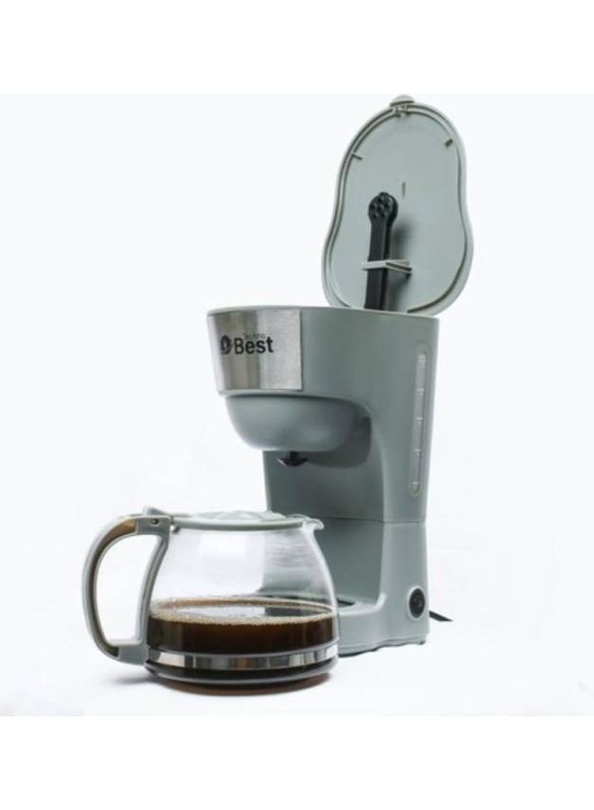 Techno Best - Coffee Maker 1.25 L 600 W BCM-002 Silver - Image 1