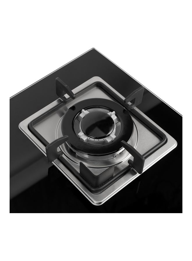 جيباس موقد غاز ذو شعلتين ذاتي الإشعال مع لوحة من الزجاج المقسى تم تصميم شعلات Sabaf - Image 4