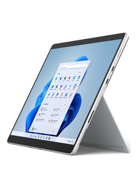 Surface Pro 8 Laptop with 13-Inch PixelSense Display, Core i7-1185G7 Processor/16GB RAM/256 GB SSD/Intel Iris Xe Graphics Platinum/ Windows 10 English Platinum