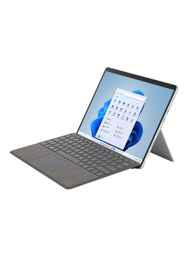 Surface Pro 8 Laptop with 13-Inch PixelSense Display, Core i7-1185G7 Processor/16GB RAM/256 GB SSD/Intel Iris Xe Graphics Platinum/ Windows 10 English Platinum