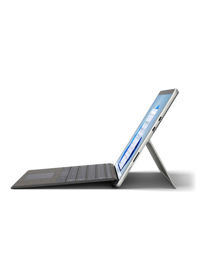 Surface Pro 8 Laptop with 13-Inch PixelSense Display, Core i7-1185G7 Processor/16GB RAM/256 GB SSD/Intel Iris Xe Graphics Platinum/ Windows 10 English Platinum