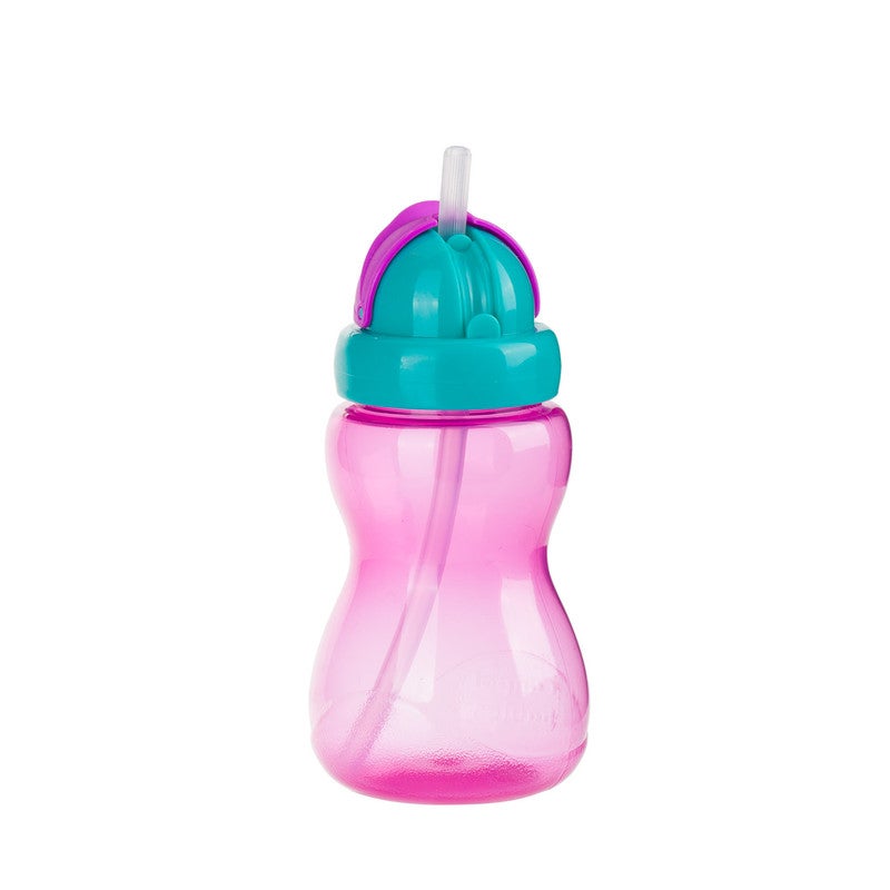 Canpol babies Sport Cup with Silicon Flip-top Straw 270ml pink - v1690191812/N49679715A_1