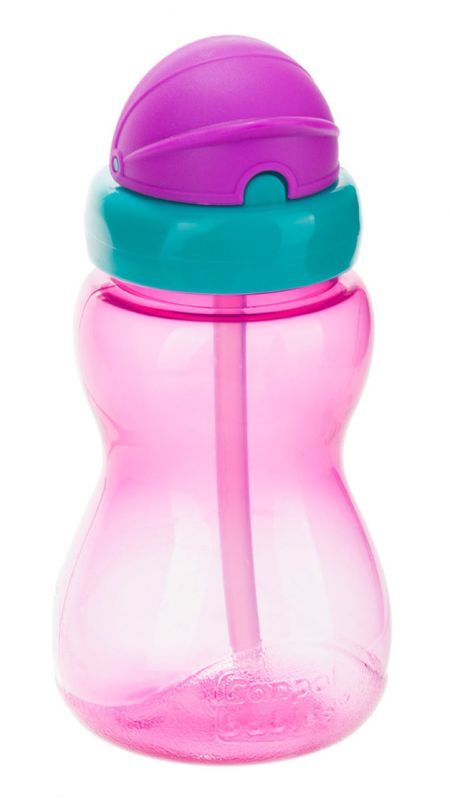 Canpol babies Canpol babies Sport Cup with Silicon Flip-top Straw 270ml pink  - Image 4