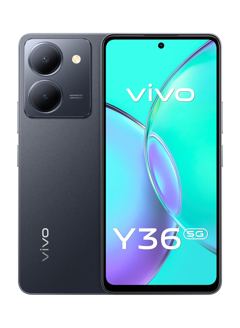 vivo Y36 5G Dual SIM Mystic Black 8+8GB RAM 256GB - Middle East Version - Image 1