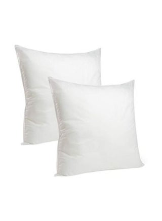 2 Pieces Microfibre Square Cushion Filler White 45x45cm - v1690193589/N35900909A_1