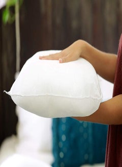 Hotel Linen Klub Cushion Filler-Fabric: Non Woven 70gsm-Filling: 250grms Hollow Siliconized Fiber Microfiber White 65x65cm  - Image 3