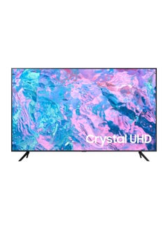 65 Inch Smart TV, Crystal UHD, Black, 2023, Crystal Processor 4K, Smart Hub, Object Tracking Sound Lite UA65CU7000UXSA Black