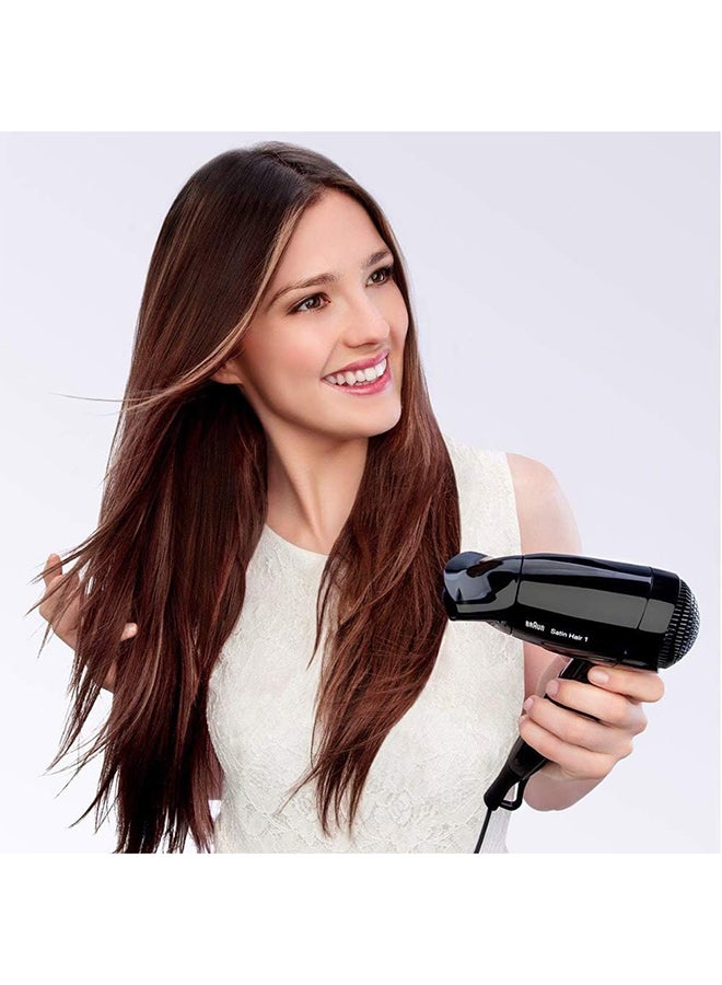 BRAUN 3 Style And Go Travel Satin Hair Dryer Black - Image 3