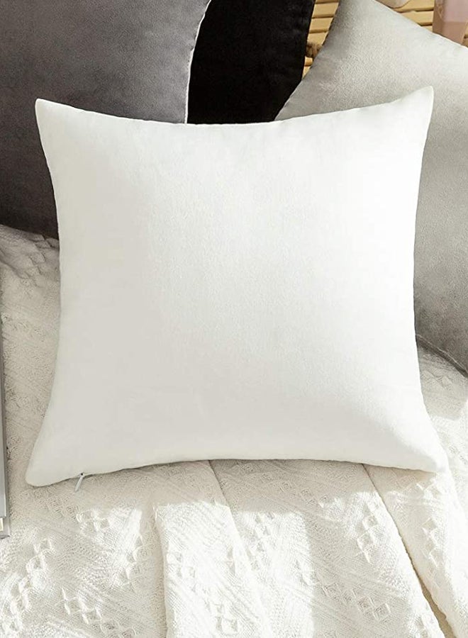 REGAL IN HOUSE - Microfibre Square Cushion Filler Microfiber White 45X45cm - Image 1