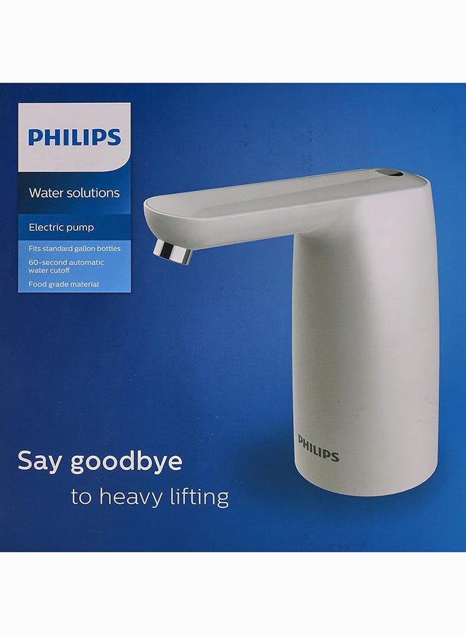 Electric Water Dispenser White/Grey 16X16X7cm 