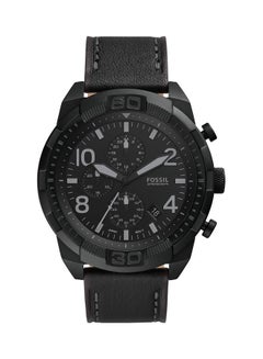 FOSSIL Men's Analog Round Shape Leather Wrist Watch FS5874 - 50 Mm 
