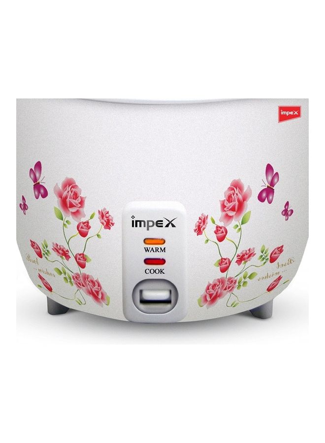 Electric Drum Rice Cooker With Aluminium Inner Pot 0.6 L 350 W RC 2805 White - v1690257735/N53422273A_4