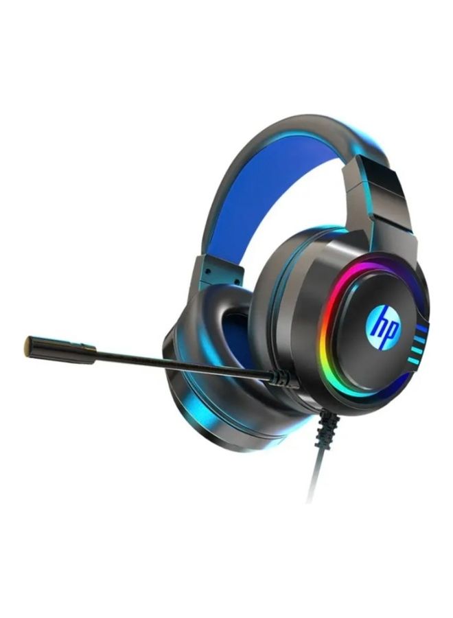 HP Dhe-8003 Wired Gaming Headset With Rgb Light 3.5 Mm + Usb Black  - Image 1