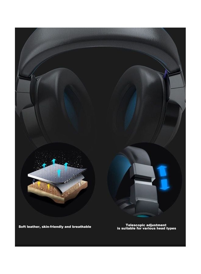 HP Dhe-8003 Wired Gaming Headset With Rgb Light 3.5 Mm + Usb Black  - Image 5