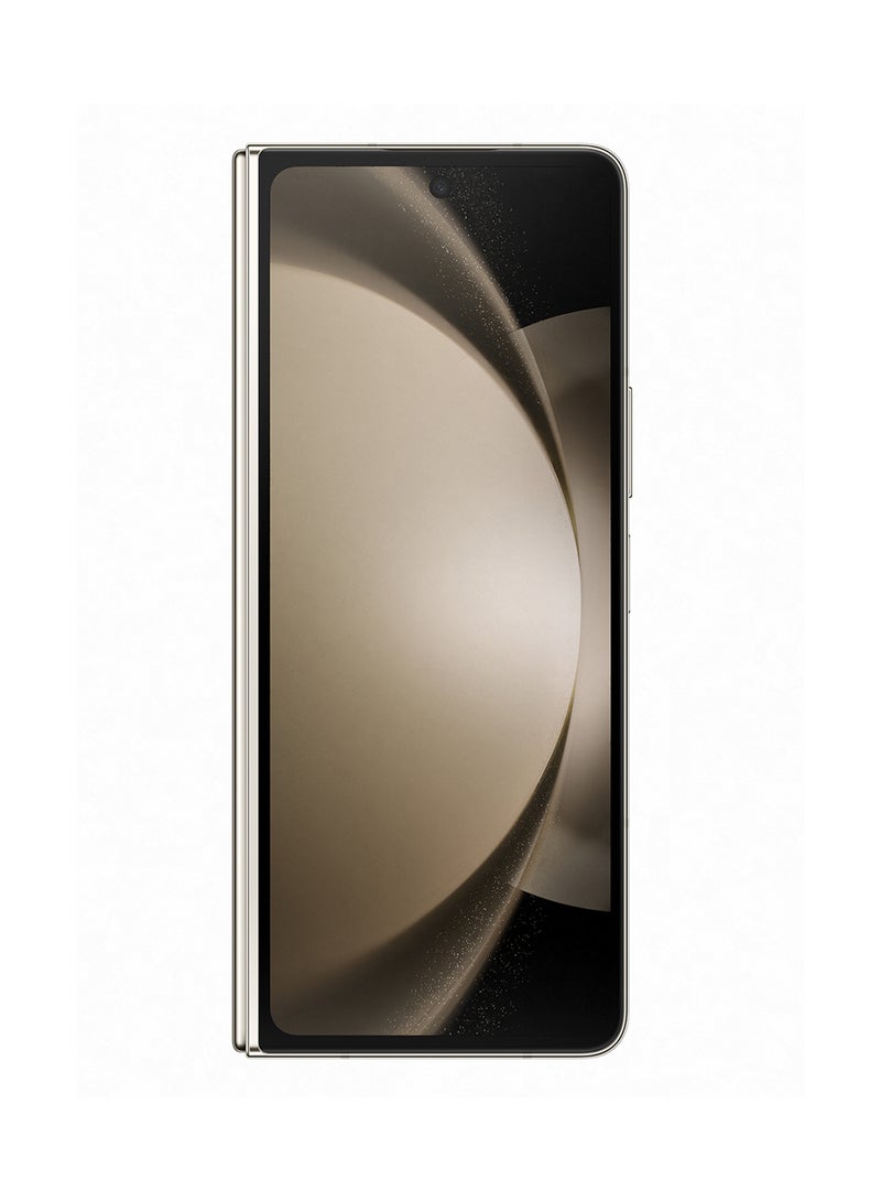 سامسونج هاتف Galaxy Z Fold 5 ثنائي الشريحة باللون الكريمي وذاكرة وصول عشوائي سعة 12 جيجابايت وذاكرة داخلية سعة 1 تيرابايت وشبكة 5G مع هدايا - إصدار الشرق الأوسط  - Image 4
