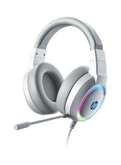 HP Dhe-8003 Wired Gaming Headset With Rgb Light 3.5 Mm + Usb White  - Image 1