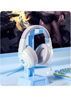 HP Dhe-8003 Wired Gaming Headset With Rgb Light 3.5 Mm + Usb White  - Image 3